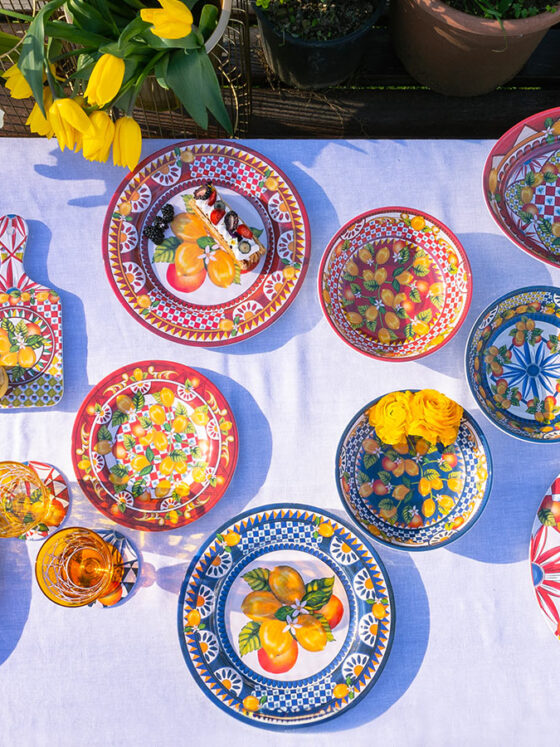 Chiara Alessi Melamin Serisi ile Renkli tasarımlarla Sofralara şıklık katın