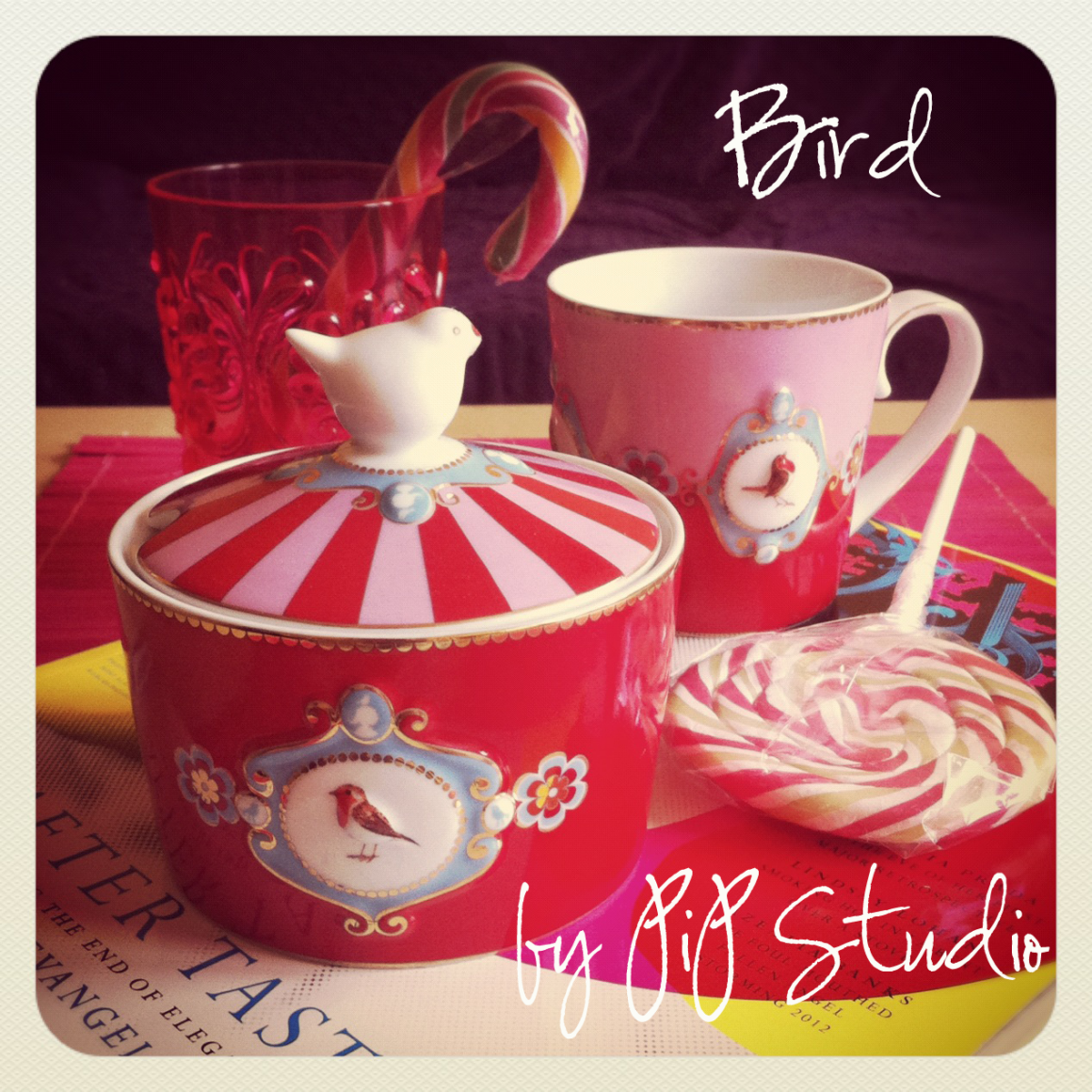 Pip Studio Love Birds Şekerliği: Zarafetin ve Şıklığın Simgesi