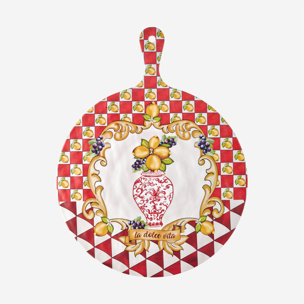 Kırmızı Melamin Sunum Tahtası 41 Cm Capri Collection by Chiara Alessi