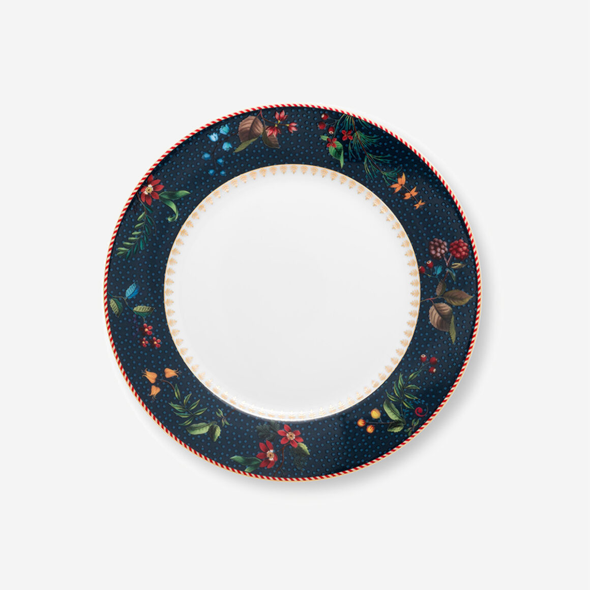 Pip Studio Berry Blues Mavi Porselen Kahvaltı Tabağı 51001481