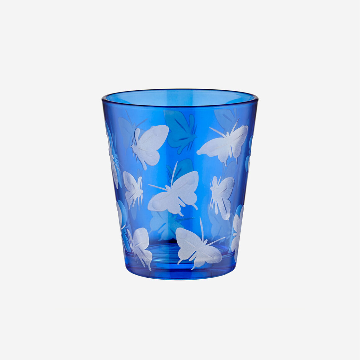 Chiara Alessi Farfalla Mavi Cam Su Bardağı CAF52486BL