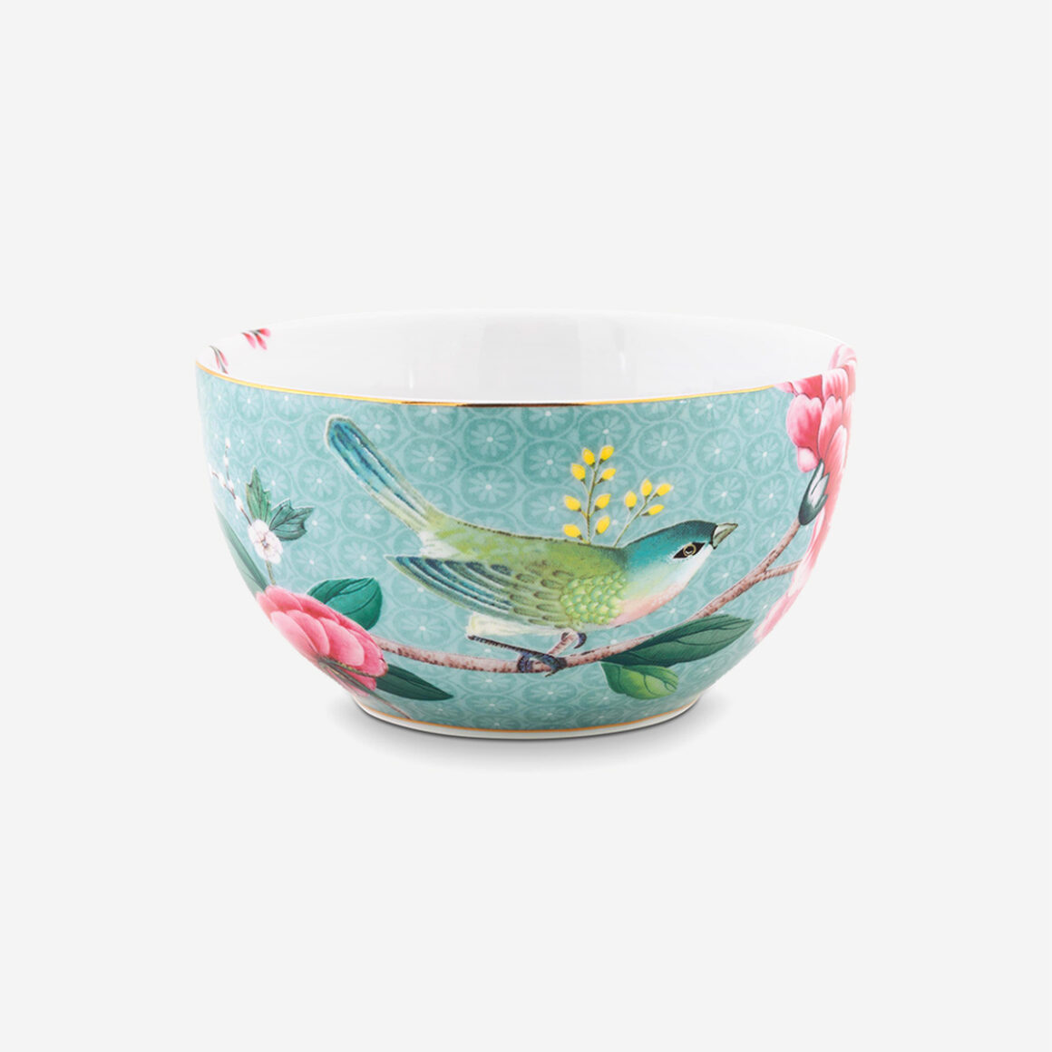 Pip Studio Blushing Birds Mavi Porselen Kase 51003114
