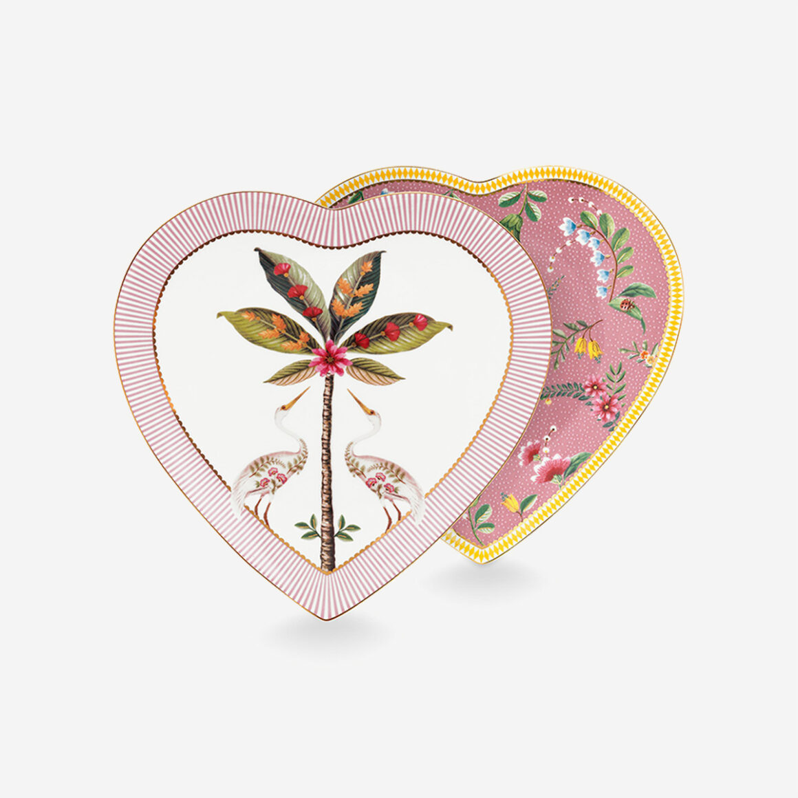 Pip Studio La Majorelle Pembe Porselen Kalpli Tabak Seti 51001282