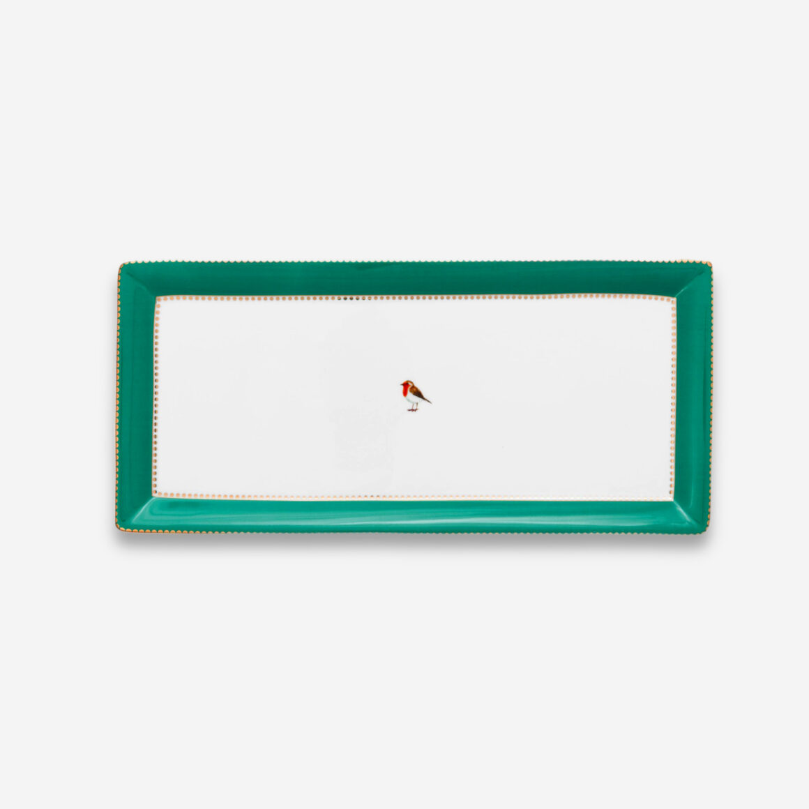 Pip Studio Love Birds Yeşil Porselen Servis Tabağı 51018156