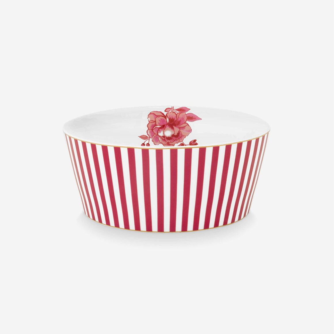 Pip Studio Royal Stripes Pembe Porselen Kase 51003227